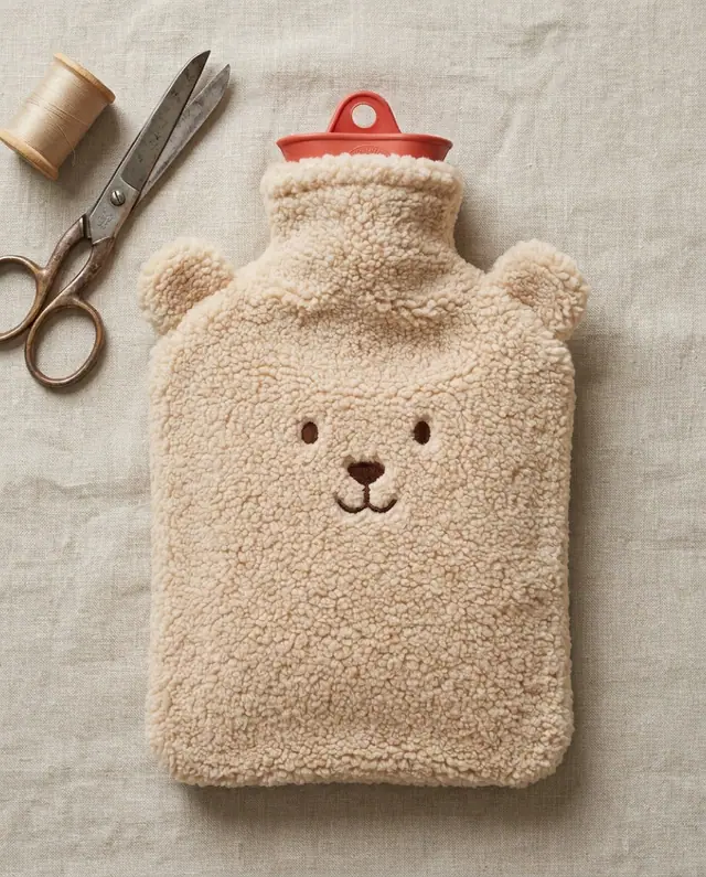 A finished animal bottle cover sewn from the Sewzy pattern, view 3