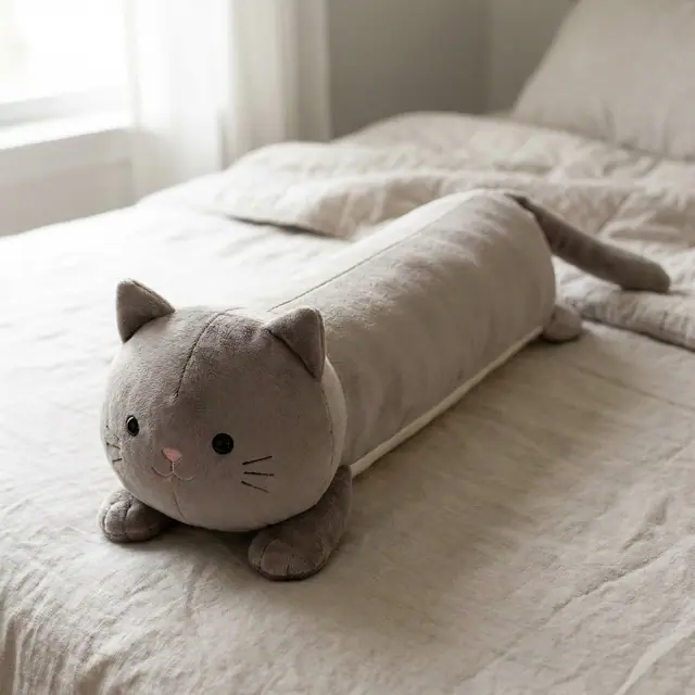 Long Cuddle Plush, a finished stuffed toy sewn from the pattern, view 2